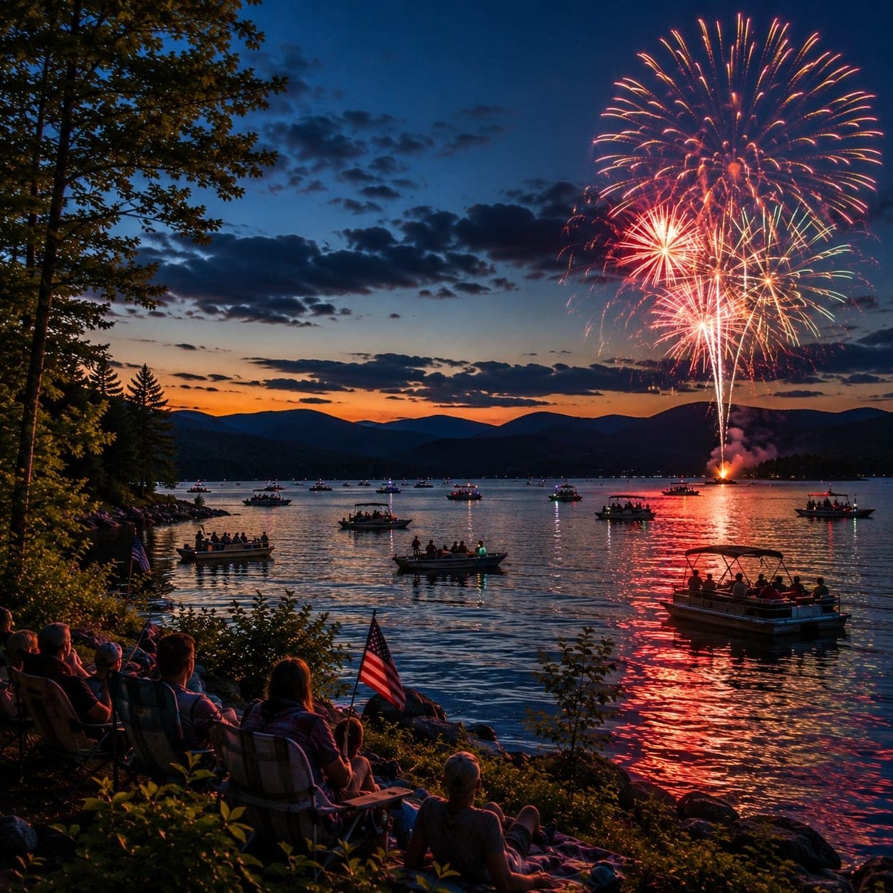 4th of July in the Adirondacks — Adirondack guide cover